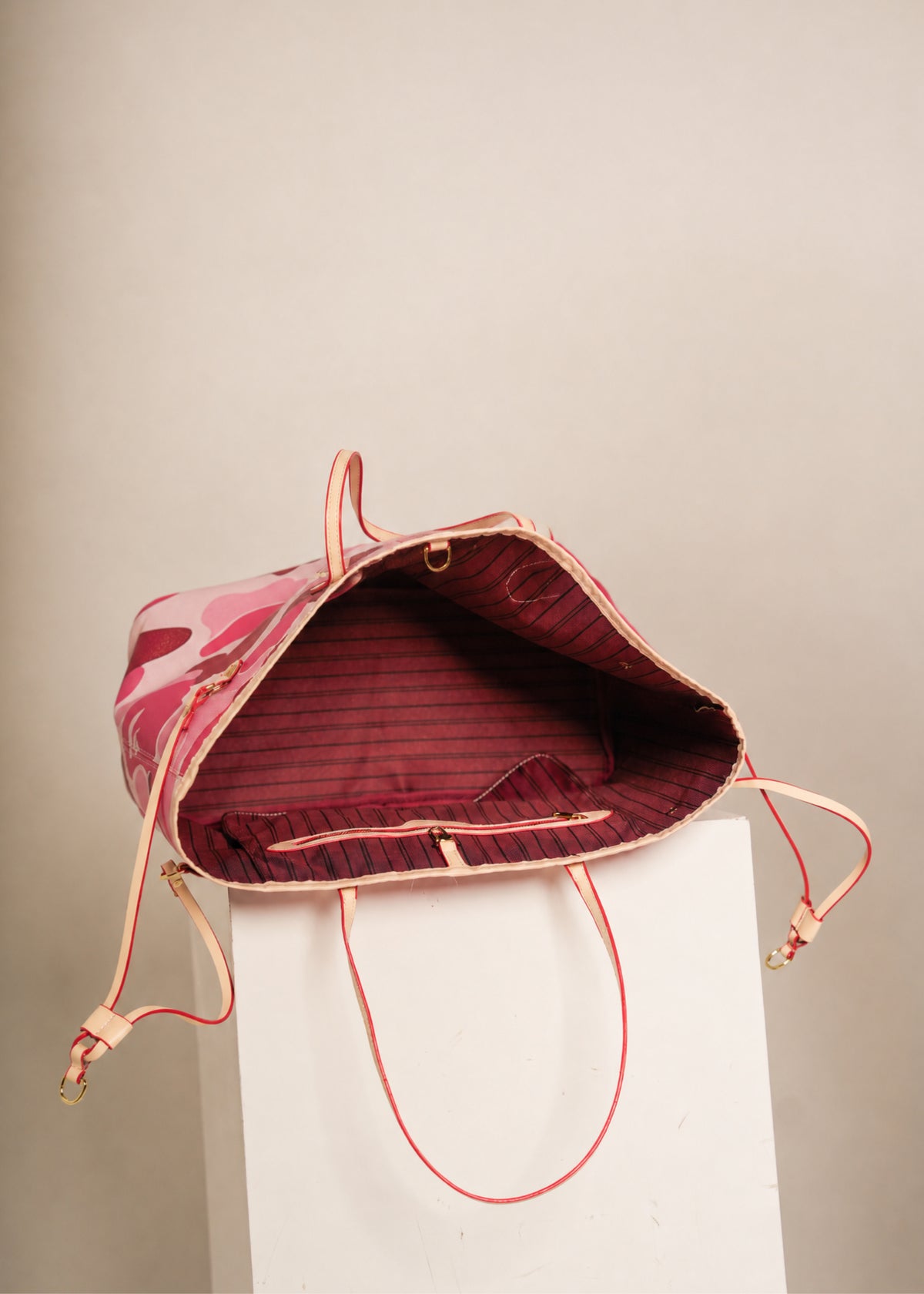 Bape Pink Tote Bag