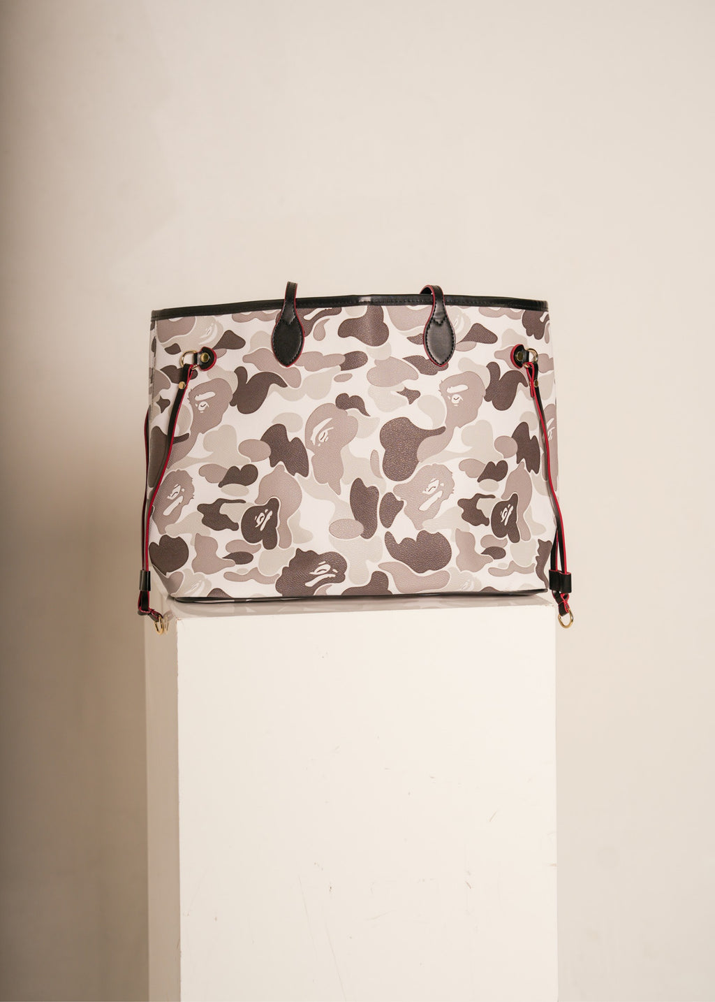 Gray Bape Tote Bag