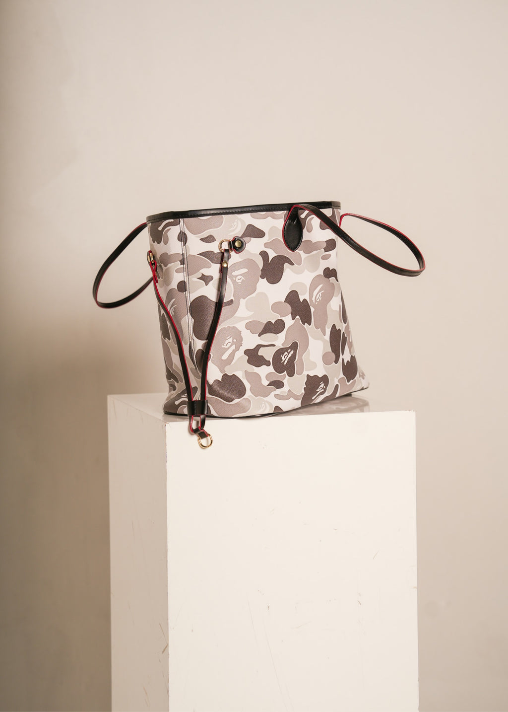 Gray Bape Tote Bag