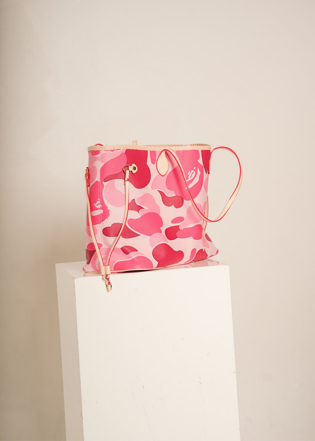 Bape Pink Tote Bag