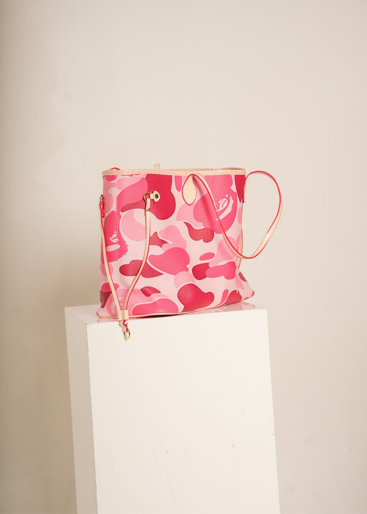 Bape Pink Tote Bag